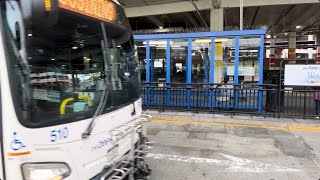 The Bee-Line System: 2023 New Flyer Xcelsior XDE40 Hybrid #510 On Route 13 @ White Plains Transctr