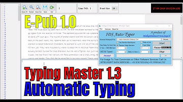 Typing Master 1.3 | Image To Typing 2.5 | Minetree | Marlive | Automatic Typing Using IDS Auto Typer