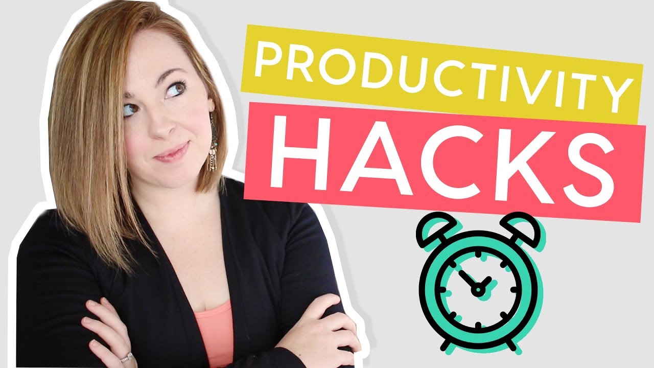 Productivity Hacks | 5 Ways to Get MORE Done - YouTube