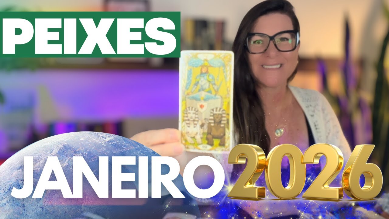 PEIXES☀️JANEIRO 2026🍀EXISTEM INFINITAS POSSIBILIDADES PARA VOCÊ. NÃO FOQUE NO QUE NÃO DEU CERTO.