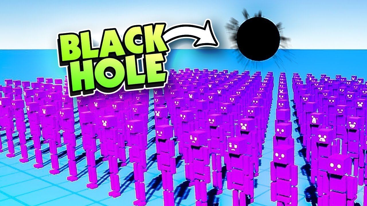 Black hole vs 1000 ragdolls fun with ragdolls youtube