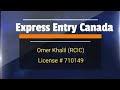 Express Entry Canada Process Step by Step By RCIC - Omer Khalil