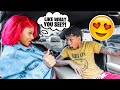 FLASHING My Boyfriend While He's DRIVING!!! *EPIC REACTION*