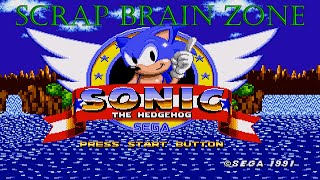 Walkthrough Sonic the Hedgehog (SMD) [Scrap Brain Zone] @Amazing-Gaming199