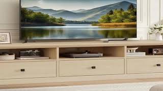 70In Tv Stand For Tvs Up To 80, Mid Century Modern Entertainment Center With Storage Draw