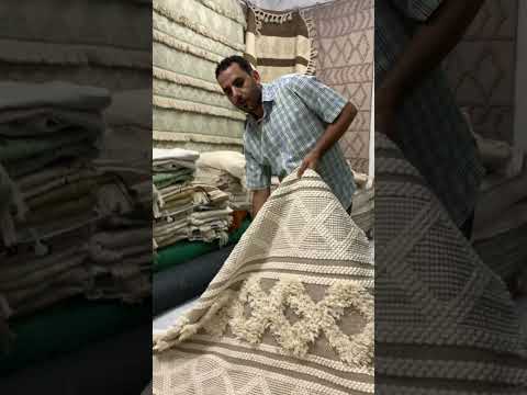 كليم هاند ميد صوف وقطن 150 230 ومتاح تنفيذ مقاسات