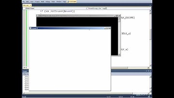 Abandoned C++ (SDL) course (4/7) - Loop and events