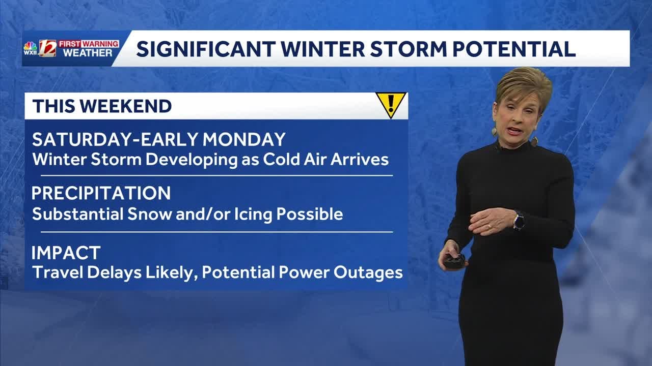 Meteorologists Lanie Pope and Dave Aiken share the latest before a possible winter storm