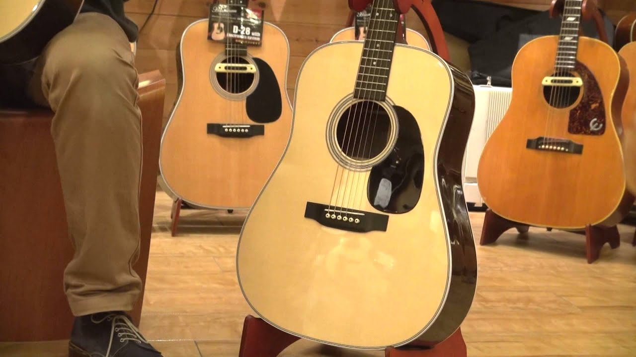 池部楽器店】プレミアムグレードのスイス・スプルース採用のD-28モデル