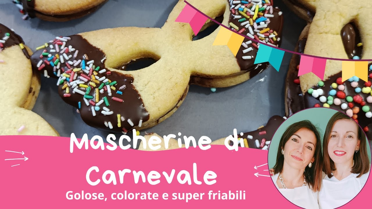 Biscotti di Pasta Frolla di Carnevale 🎭 Mascherine Golose | Le Ricette di Casa Lamberti