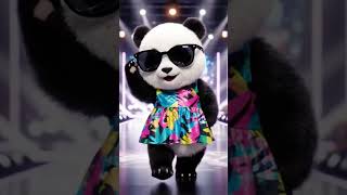 fashion show#panda walk