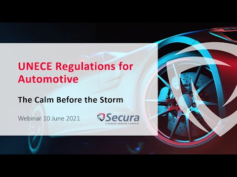 UNECE Cybersecurity & Software Updates Regulation: The Calm Before the Storm | SecurAcademy Webinar
