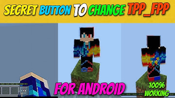 The F5 Button Add-on for Minecraft: PE 1.19 || Change Camera Angel In One Click in Mcpe,  