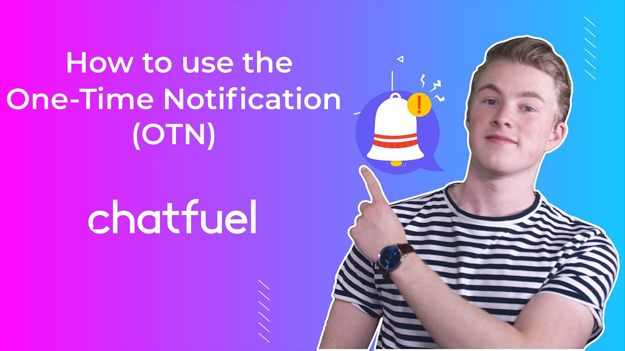 How to Use the Notification in Chatfuel YouTube