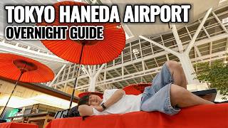 Midnight Haneda Airport Tour, Ramen Vending Machine, Restaurant Guide, Best Sleeping Location Ep.502