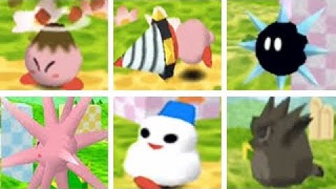 Kirby 64: The Crystal Shards - All Copy Abilities