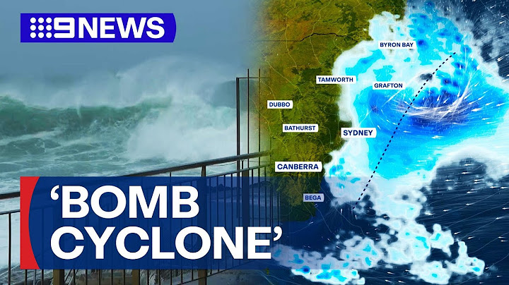 'Bomb cyclone' to worsen across NSW as millions remain in danger zone | 9 News Australia