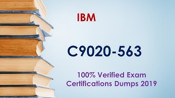 C9020-563 Mock Test - The Secret To C9020 563 Dumps Revealed
