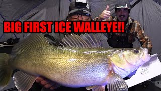 Early Ice | Fishing for Big WALLEYE!!