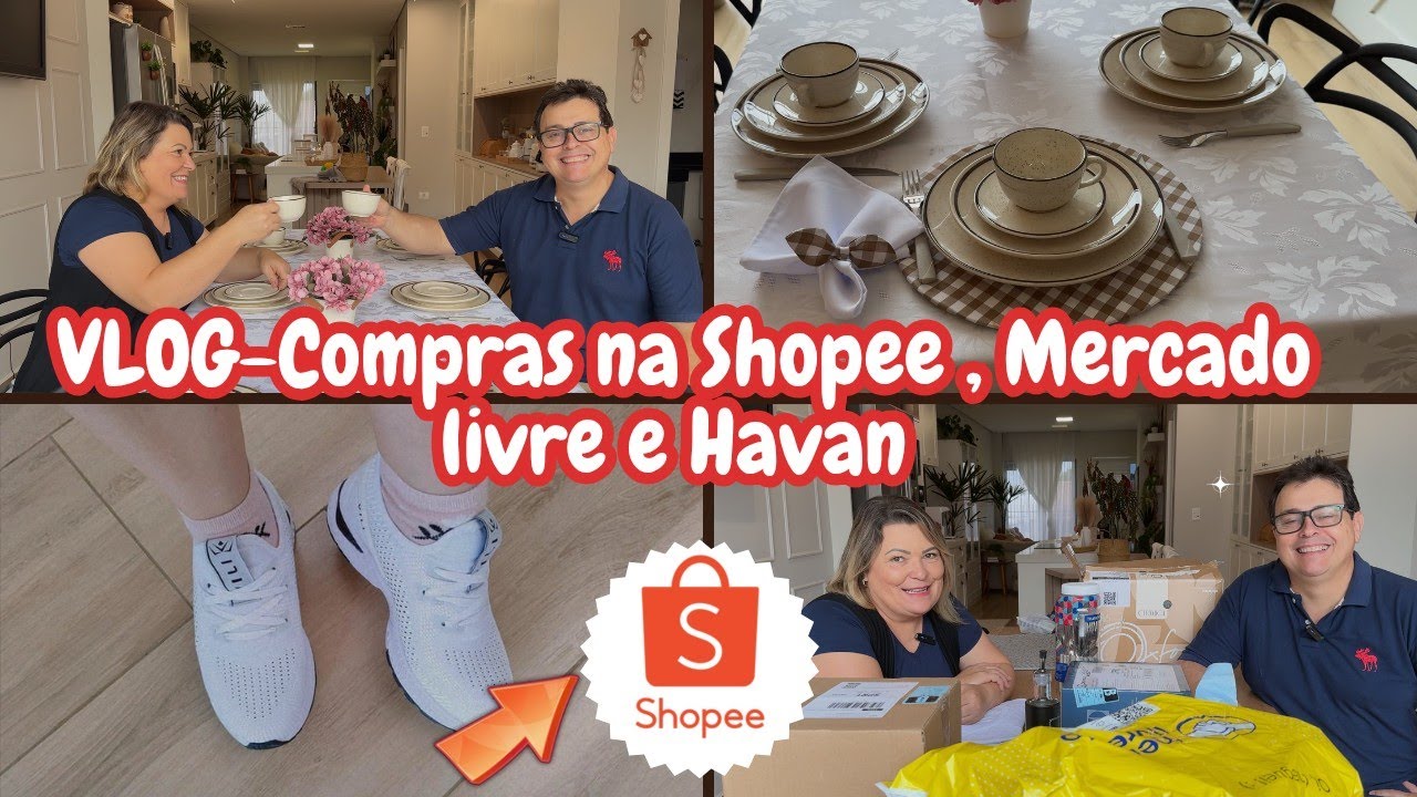 vlog-compras-achadinhos-teis-na-shopee-mercado-livre-e-havan-youtube