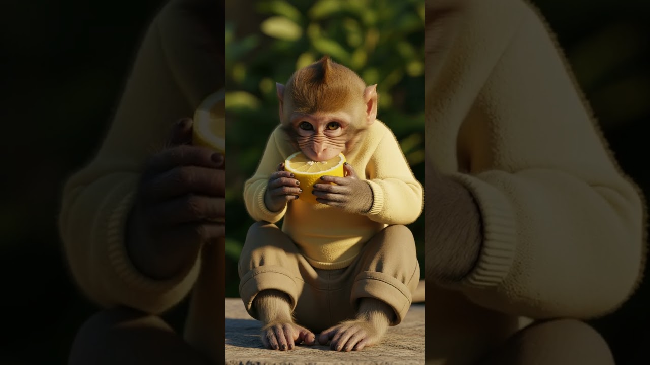 Monkey's Lemon Adventure: A Sour Surprise! 