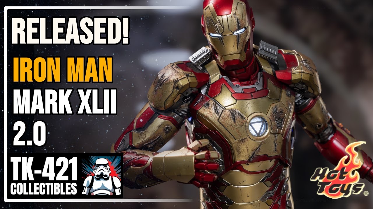 Выпущено! Hot Toys Iron Man Mark XLII (2.0) — реакция блогера на фотографии! #mark42