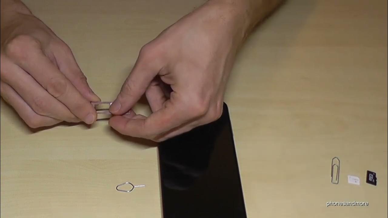 Samsung Galaxy A23 5G How to insert the SIM card? Installation of the