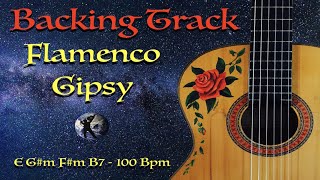 Video thumbnail of "Backing Track - Flamenco Gipsy - E G#m F#m B7 - 100 PBM"