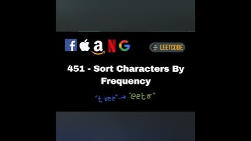 Sort Characters by Frequency🔥🔥🔥