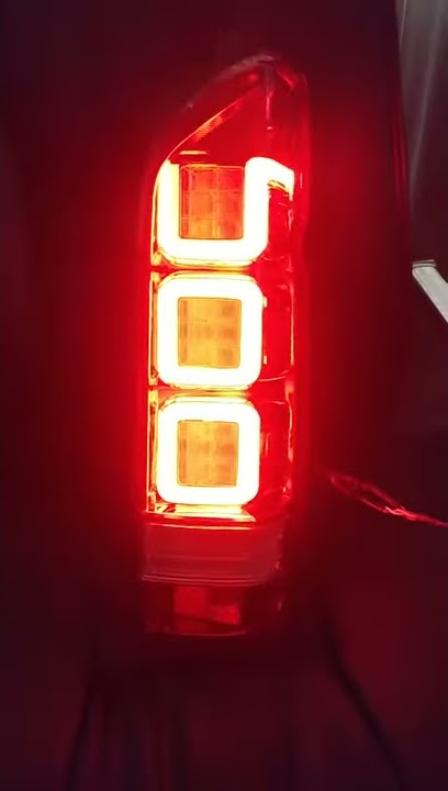 Toyota Hiace Premium Led Tail Lamp with Running Signal
