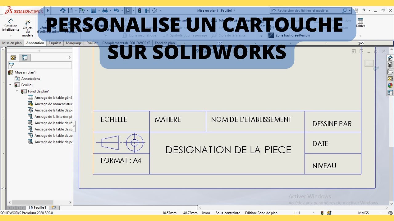 Actualizar 75 imagen fond de plan solidworks