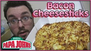 Papa John's Bacon Cheesesticks Review