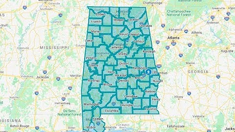 Create a county map of your state in Google My Maps + QGIS