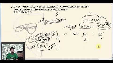 Time Speed and Distance jkssb class 4th - jkssb class iv 2020 / maths / lec 02