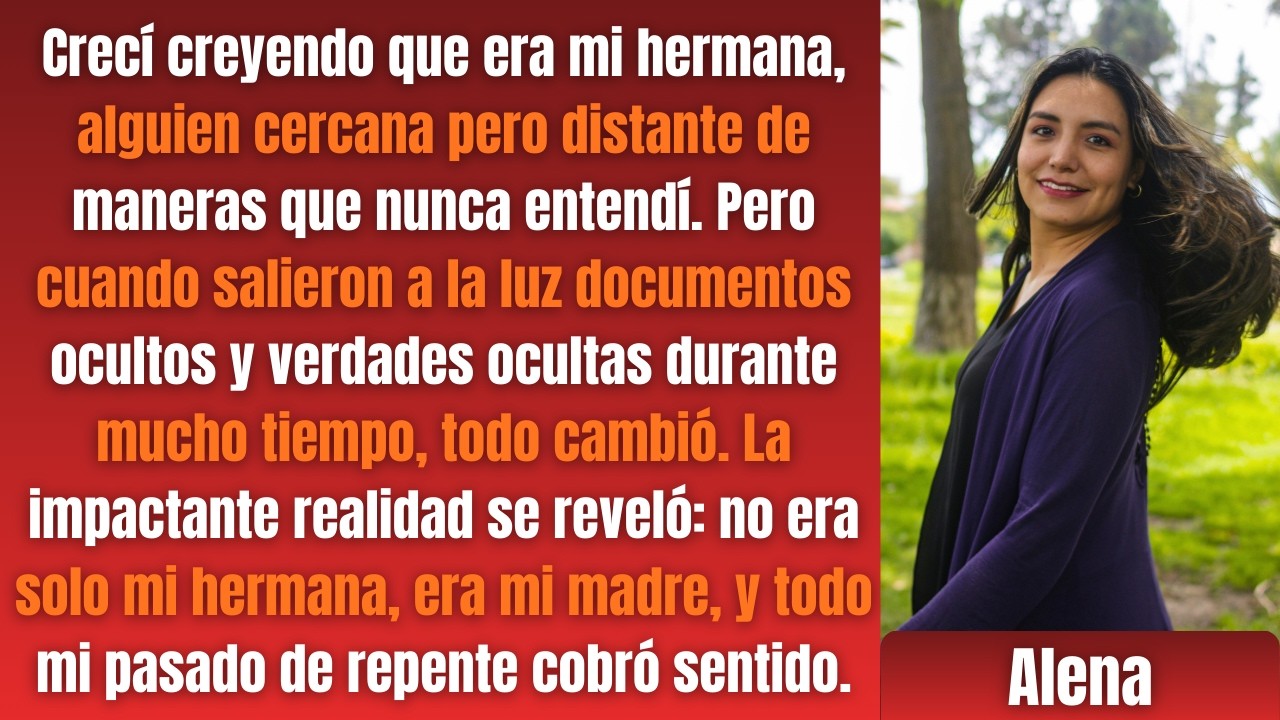 Mi hermana era en realidad mi madre la verdad salió a la luz