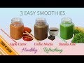 Three Healthy Smoothies - Diet Friendly