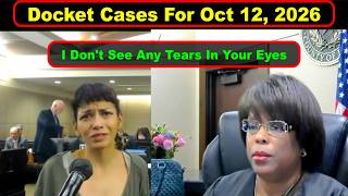 Judge Boyd's Criminal Docket From October 12th,  2026  - Vikky's Court Watch