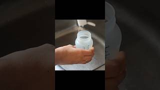 How to clean/sterilize baby's milk bottle #babybottles #cleanbabybottle #ytshorts #shorts