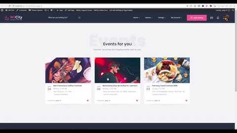 WPBakery Page Builder: Events Grid Layout Element