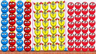 😂 Beat 3×3 Player Game Hungry Balls 2048 vs Hide Balls vs Draw to Smash Gameplay part 173 screenshot 3