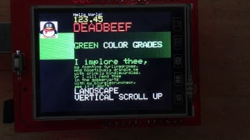 MCUFriend new type 2 4 inch graphic test