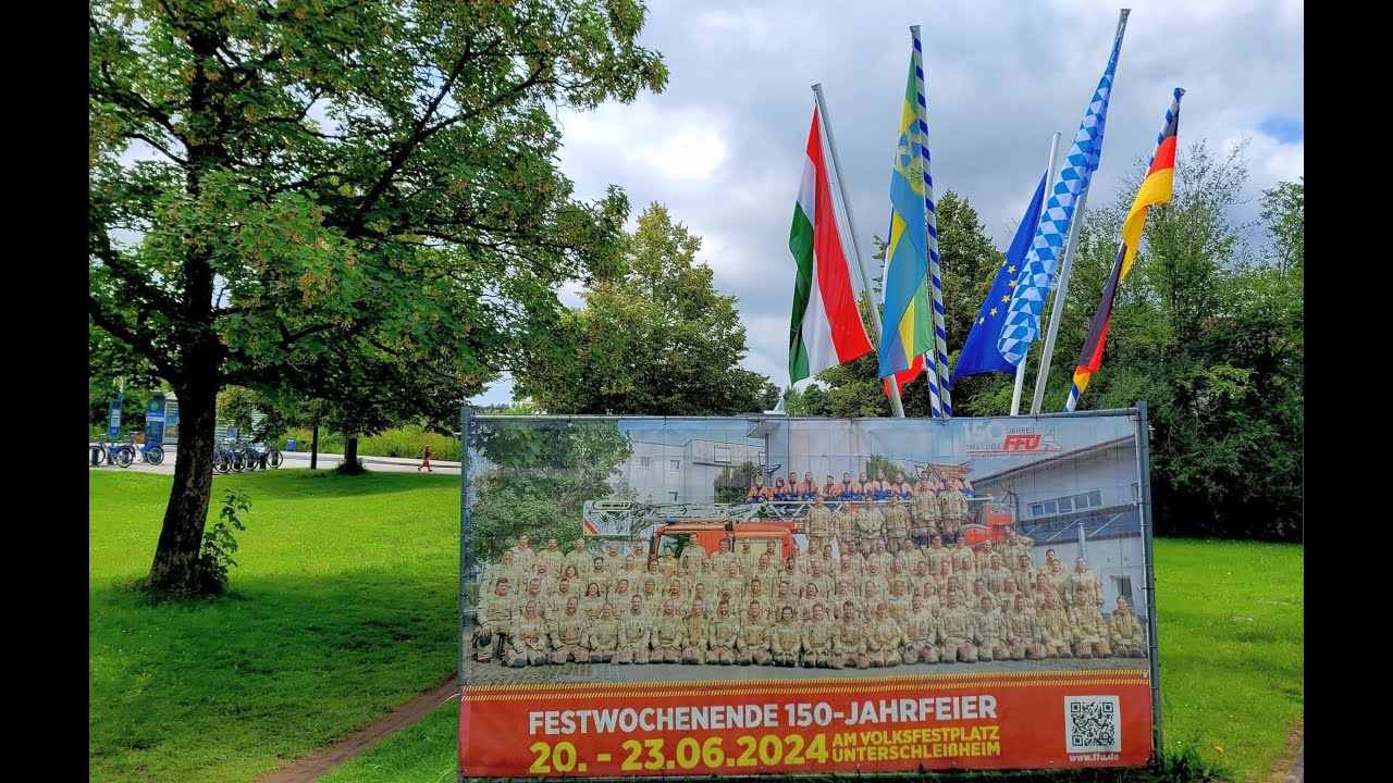 3. Festzug 23.06.2024 #3 -150-Jahrfeier Freiwillige Feuerwehr Unterschleißheim -USH-Lohhof Festplatz