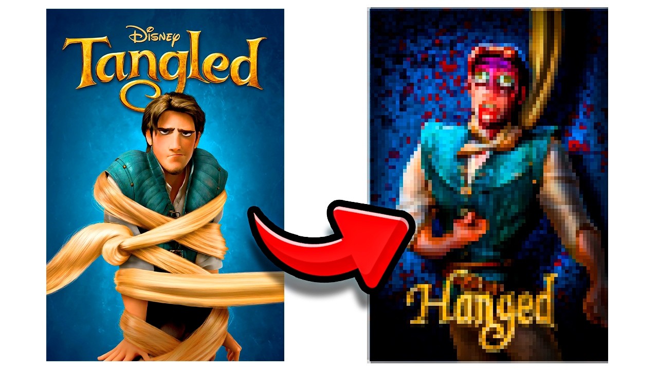 I Made Disney Movie Posters Horror