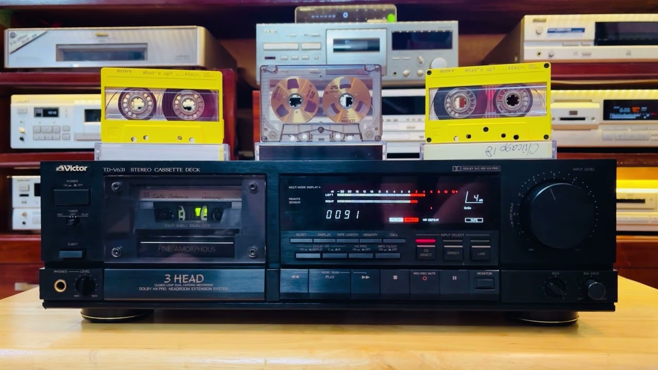 Victor TD-V631 Cassette Deck - 0919010335 - YouTube