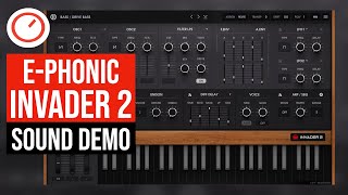 E-Phonic Invader 2 Sound Demo (The 5€ Analog Modeling Synthesizer Plugin)