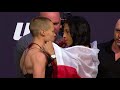 Rose Namajunas vs Joanna Jedrzejczyk face-off | WEIGH-IN | UFC 223