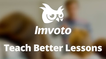 Imvoto: A classroom assessment tool made by teachers