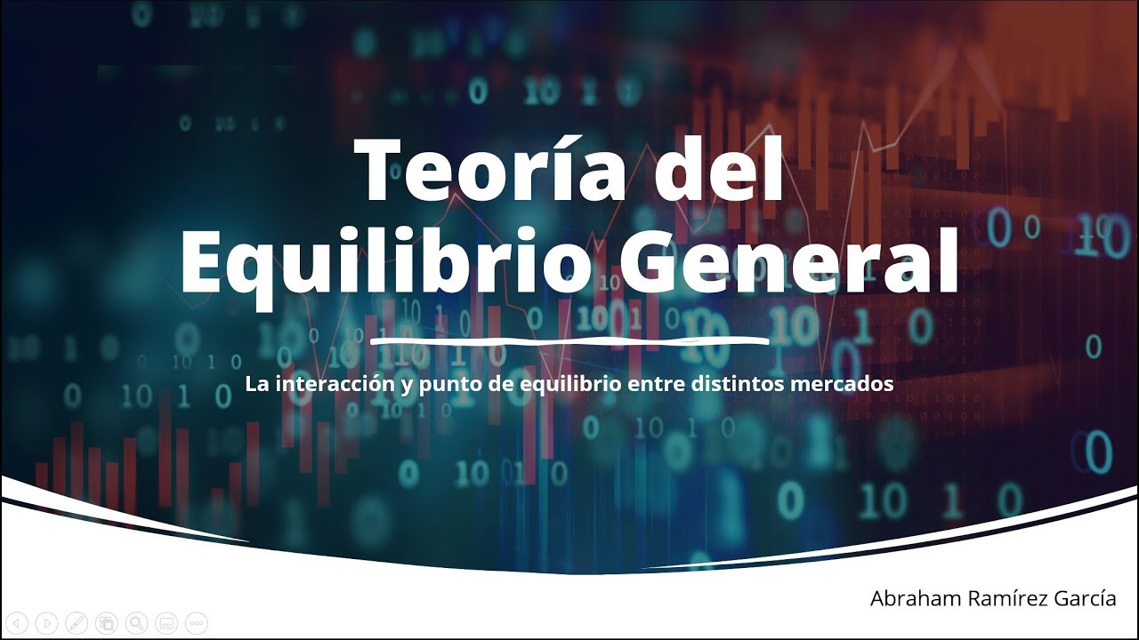 01 El Equilibrio en Economía