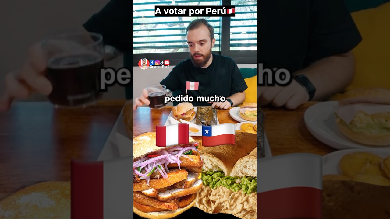 Perú vs Chile en el concurso mundial de desayunos de ibai