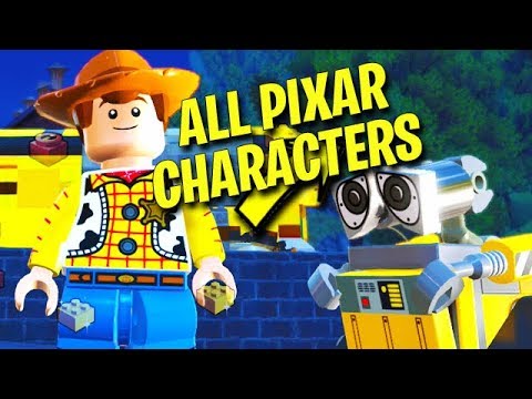 lego incredibles pixar characters